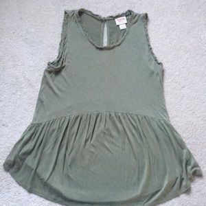 Mossimo Olive Green Tank Top